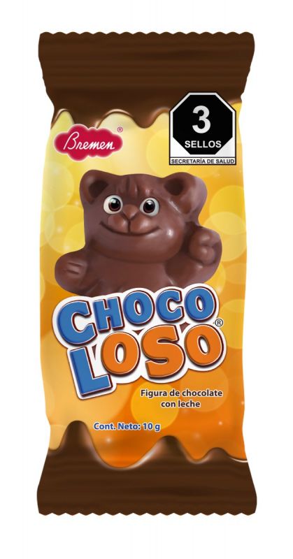 Chocoloso Bremen bote c/30 pzas.