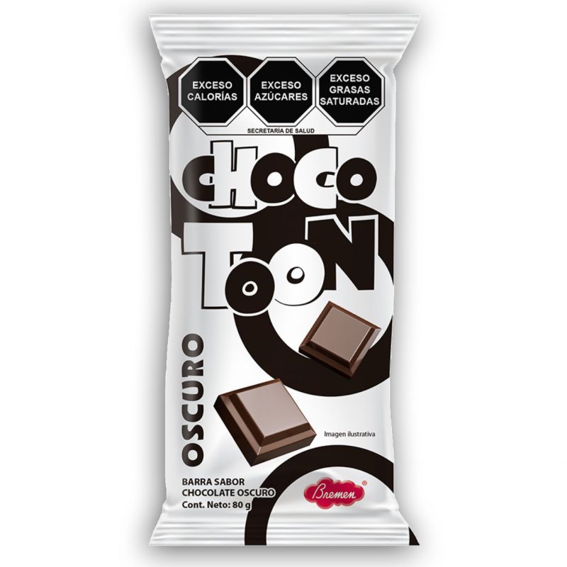 ChocoToon Tablilla sabor chocolate oscuro