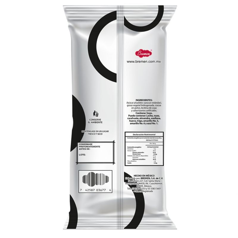 ChocoToon Tablilla sabor chocolate oscuro