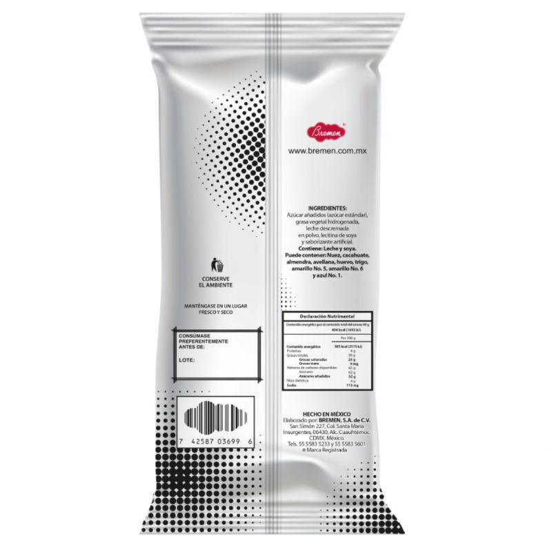 ChocoToon Tablilla sabor chocolate blanco