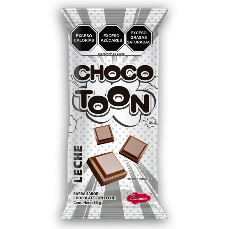 ChocoToon Tablilla sabor chocolate leche
