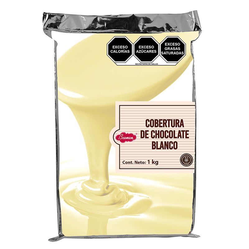 Cobertura de Chocolate Blanco  - Marqueta con   1 kg
