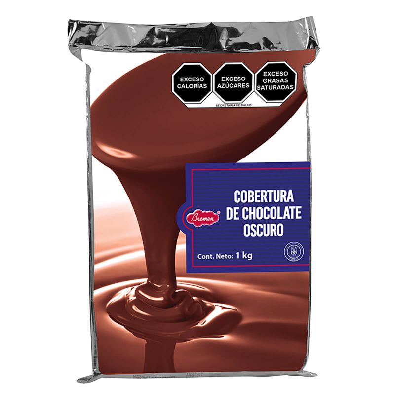 Cobertura de Chocolate Obscuro - Marqueta con 1 kg