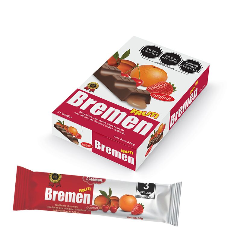FrutiBremen Chica - Caja con 21 pzas. de 16 g c/u