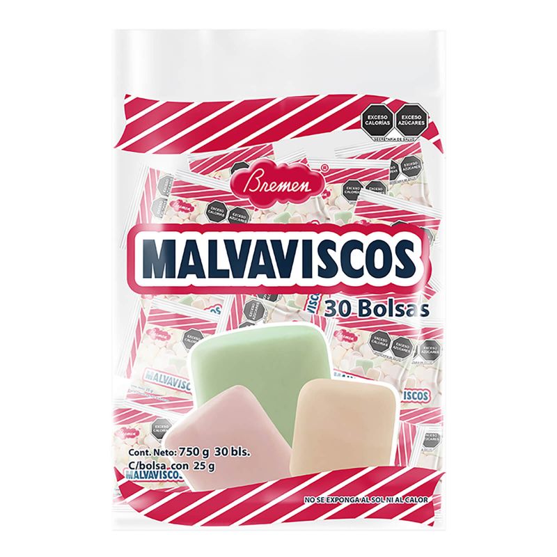 Malvavisco Mini Bolsón 25 g - Bolson con 30 pzas con 25 g